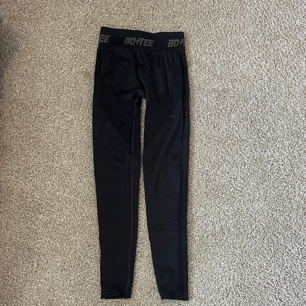 Bo+Tee Black Leggings for Women